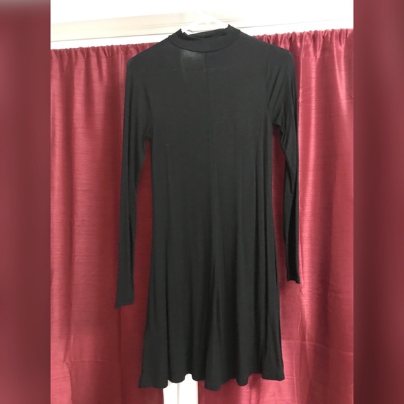 Express Long Sleeve Black Dress XS - Picture 3 of 5